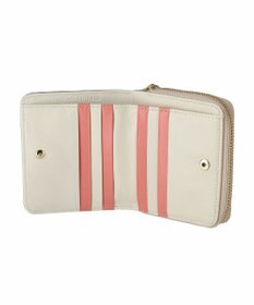 tsumori chisato CARRY tcパッチワーク ラウンドファスナー2つ折り財布