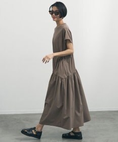 UNFILO L BEAUTY-FORM T コンビティアード ワンピース