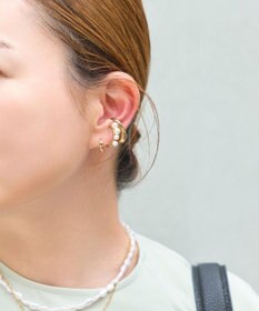 Phoebe 【限定セット】クラシカルパール×チェーン2連ネックレス×ドレッシングパールイヤーカフ