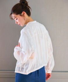 Feroux リボンポケット シアー ブルゾン