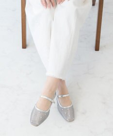 Bridget Birkin 【Bridget Birkin】ドットビジューチュールフラットシューズ