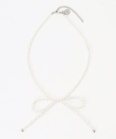 組曲 KIDS 【Fサイズ】パールリボン ネックレス