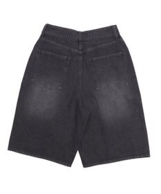 WEGO 【紐で調節可能】スーパーバギーデニムショーツ