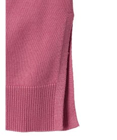 earth music&ecology サイドスリットルーズＶネックカーディガン