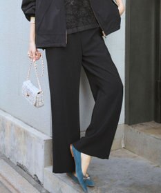 23区 S ストレッチダブルクロス ワイドパンツ