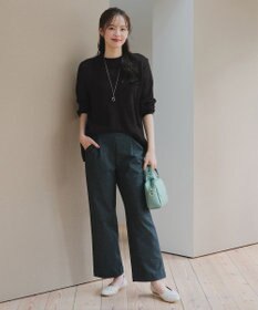 Tiaclasse 【洗える】シアープルオーバーニット