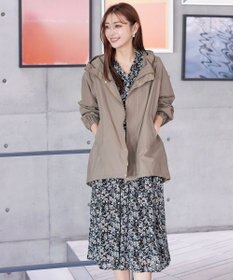 Tiaclasse 【洗える】プリントボウタイ柄ワンピース