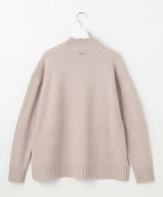 自由区 ウールカシミヤブレンドスパンコールハイネック ニット