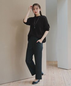 Tiaclasse 【洗える】シアープルオーバーニット