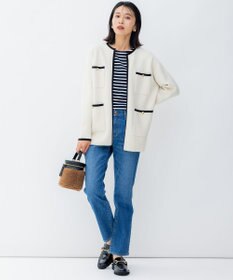 23区 【洗える】Armor-lux スムース ボーダー カットソー