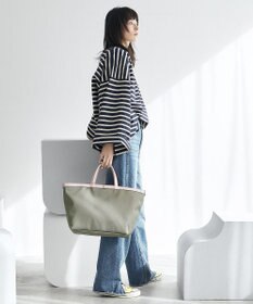 TOPKAPI 【Breath TOPKAPI】NORM ノーム リサイクル ポリエステル シュリンクレザー コンビ A4 トート バッグ