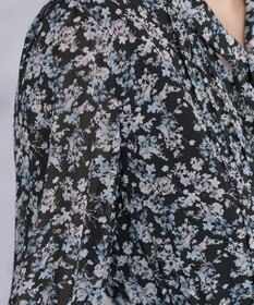 Tiaclasse 【洗える】プリントボウタイ柄ワンピース