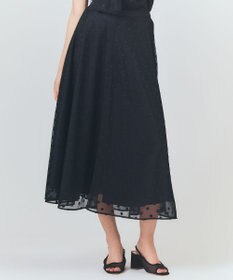 GRACE CONTINENTAL ドットembチュールスカート