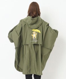 MOONBAT POLO RALPH LAUREN レインポンチョ レインベア 50デニール生地／着丈98cm 収納袋付き
