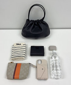 russet レザー巾着4WAYショルダーバッグ(CE-1454)