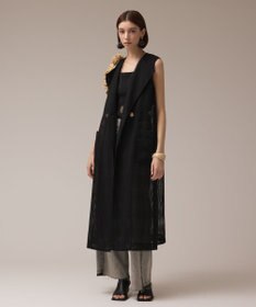 GRACE CONTINENTAL カラミロングジレ