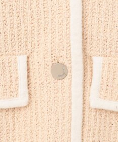 GRACE CONTINENTAL バイカラールーズニットカーディガン