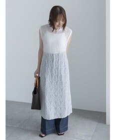 Te chichi シアーファブリックチュニックワンピース