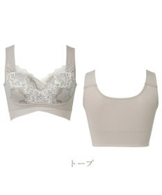 BRADELIS New York 【BRADELIS NewYork peace】ハートのキャッチャーカップで格上げフィットブラ23 ノンワイヤーでラクなのにしっかり美胸シルエット