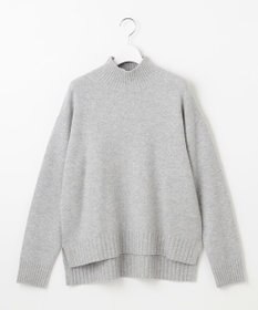 自由区 ウールカシミヤブレンドスパンコールハイネック ニット