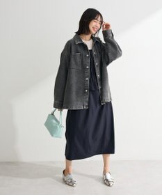 Green Parks ペプラムドッキングワンピース