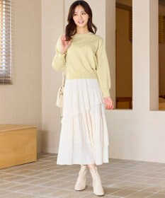 Feroux アシンメトリーティアード スカート