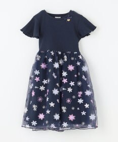 ANY KIDS 刺繍チュールワンピース