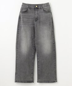 ANY 【洗濯機可/ウエストゴム/ストレッチ】ワイドデニムパンツ