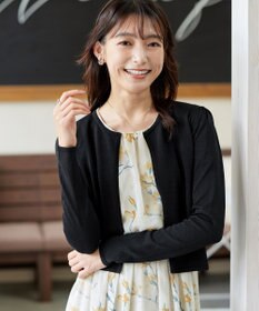 Tiaclasse 【洗える】長袖サマーニットカーディガン