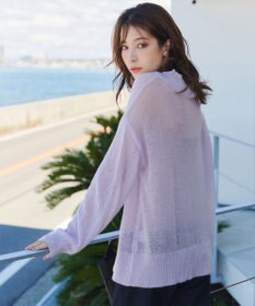 Tiaclasse 【洗える】シアープルオーバーニット