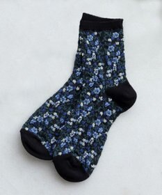 Tiaclasse ジャガード花柄ソックス