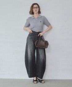 WEGO ワイドカーブデニムパンツ