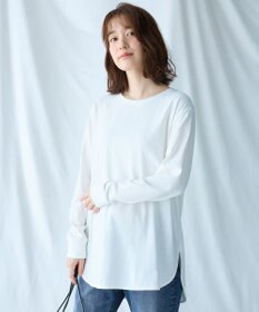 ANY リブポイントテールＴシャツ