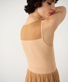 GRACE CONTINENTAL ラメシアープリーツニットワンピース