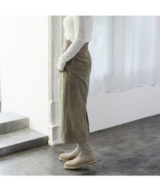 ing <ing>【サスティナブルシリーズ】ラウンドトウリブニットブーツ