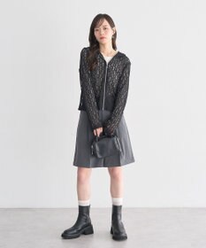 earth music&ecology レースパーカー