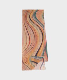 Paul Smith リネンブレンド Swirl スカーフ