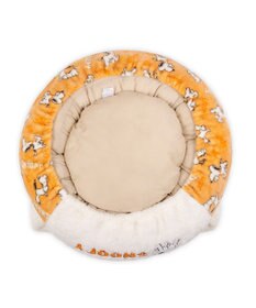 PET PARADISE スヌーピー 遠赤外線 丸型 寝袋 《てくてく》 Ｍ