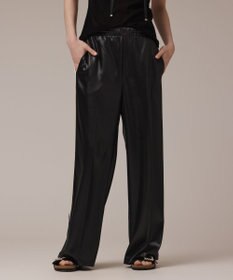 GRACE CONTINENTAL レザーライクパンツ