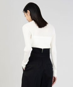 23区 【エステータ】シアーニット 長袖リブ