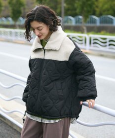 CRAFT STANDARD BOUTIQUE ボアキルト切替ブルゾン