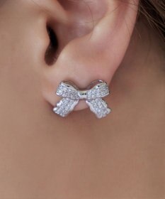 Tiaclasse   【金属アレルギー対応】リボンモチーフピアス