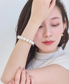 Phoebe メタルボールゴムブレスレット　シルバー