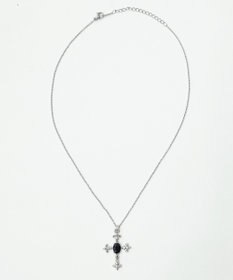 WEGO Lブラックストーンモチーフネックレス