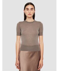 JOSEPH 【洗える】キャッシュエアー　ショートスリーブニット