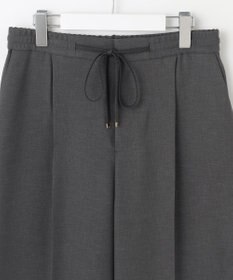 自由区 【洗える】ツイステッドダブルクロスワイドストレート パンツ