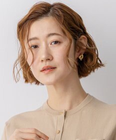 23区 【Oggi6月号掲載】メタルトップ イヤリング