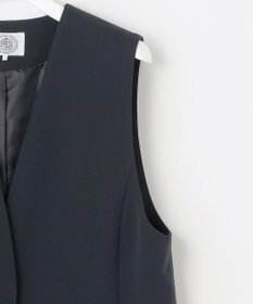 J.PRESS LADIES S 【WEB限定カラーあり・洗える】セラテリーダブルクロス ジレ