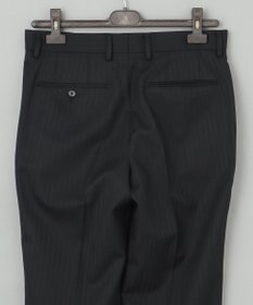 GOTAIRIKU 【御幸毛織】ドライスピナーツイルストレッチスーツ_ブラックストライプ