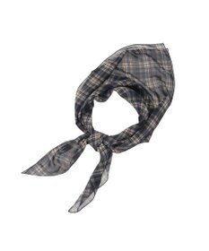 earth music&ecology チェックスカーフ